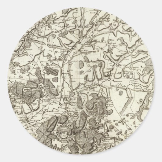 Laon Runder Aufkleber (Vorderseite)