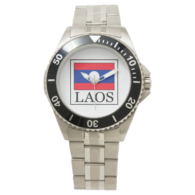Laos Armbanduhr (Vorderseite)