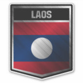 Laos Aufkleber (Vorderseite)