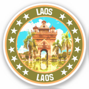 Laos Aufkleber