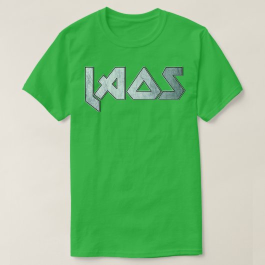 Laos aus Schwermetall T-Shirt (Design vorne)