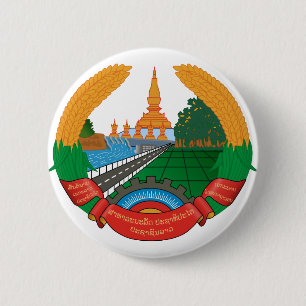 Laos-Emblem Button