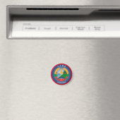 Laos-Erbe-Emblem Magnet (In Situ (Geschirrspüler))