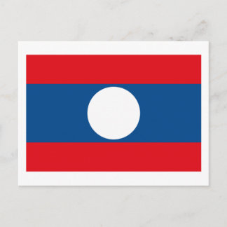 Laos Family Postcard Postkarte