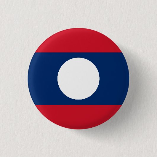 Laos Flag Button (Vorderseite)