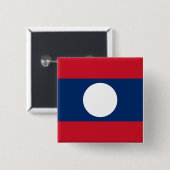 Laos Flag Button (Vorne & Hinten)