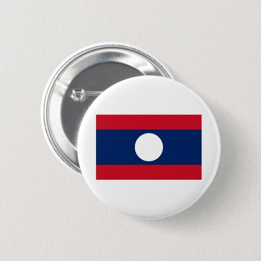 Laos Flag Button (Vorne & Hinten)