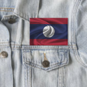 Laos Flag Button (Insitu)