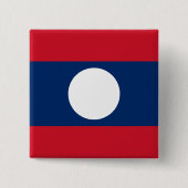 Laos Flag Button (Vorderseite)