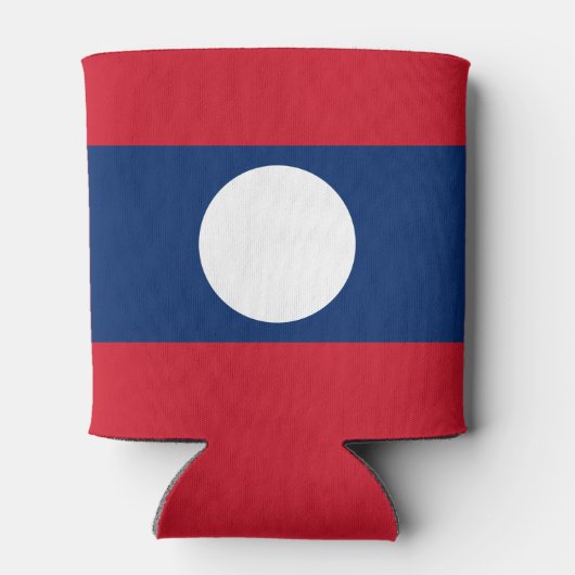 Laos Flag Dosenkühler (Rückseite)