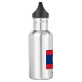 Laos Flag Edelstahlflasche (Links)