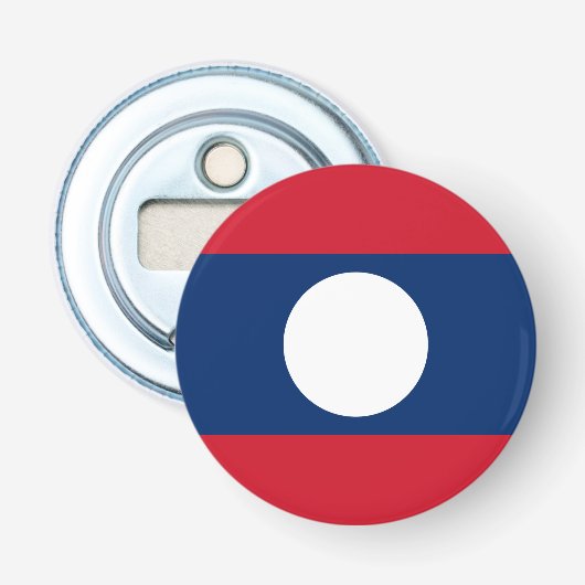 Laos Flag Flaschenöffner (Vorderseite)