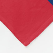Laos Flag Fleecedecke (Ecke)