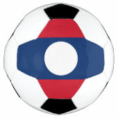 Laos Flag Fußball (Vorderseite)