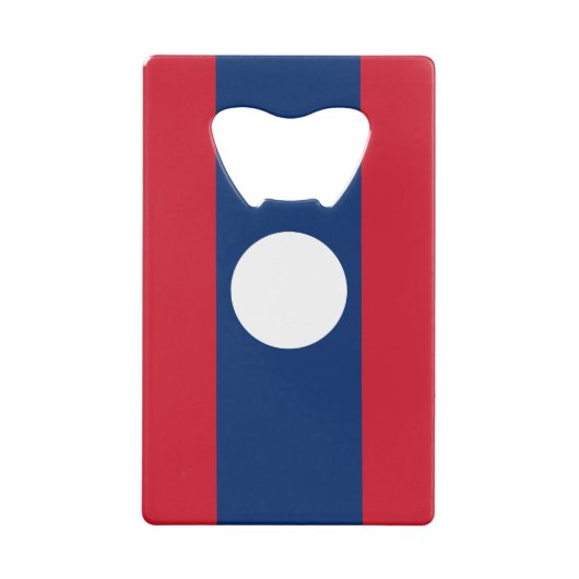 Laos Flag Geldbeutel Flaschenöffner (Rückseite)