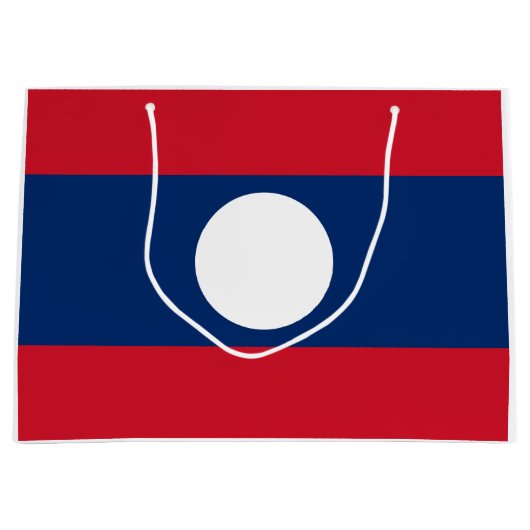 Laos Flag Große Geschenktüte (Vorderseite)