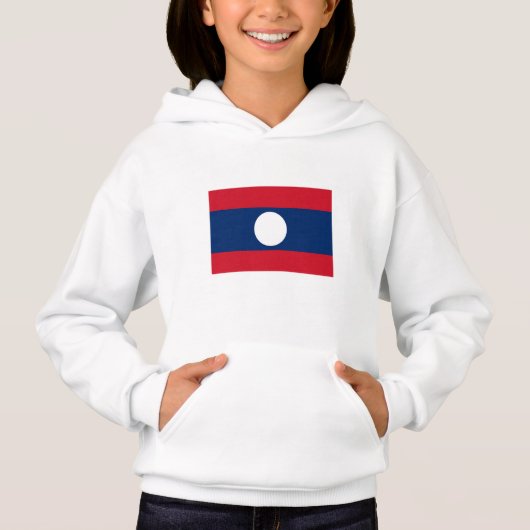 Laos Flag Hoodie (Vorderseite)