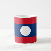 Laos Flag Kaffeetasse (Mittel)
