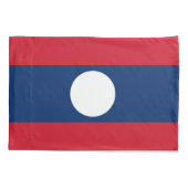 Laos Flag Kissenbezug (Rückseite)
