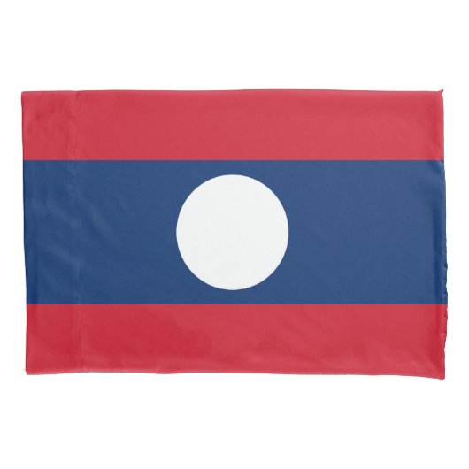 Laos Flag Kissenbezug (Vorderseite)