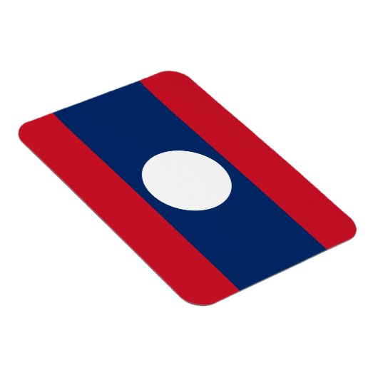 Laos Flag Magnet (Rechte Seite)