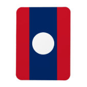 Laos Flag Magnet (Vertikal)