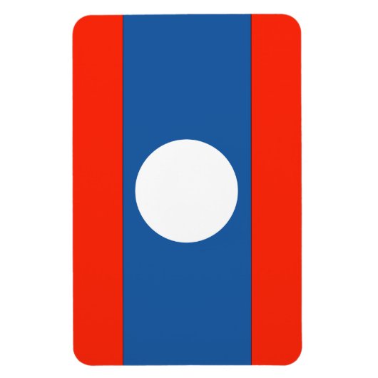 Laos Flag Magnet (Vertikal)