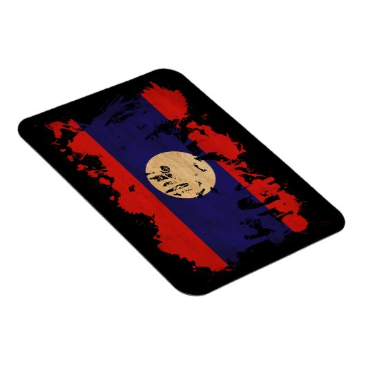 Laos Flag Magnet (Rechte Seite)