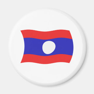 Laos Flag Magnet