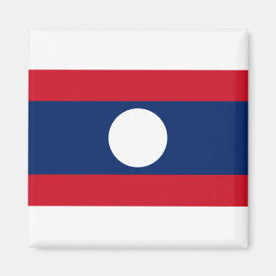 Laos Flag Magnet