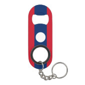 Laos Flag Mini Flaschenöffner (Rückseite)
