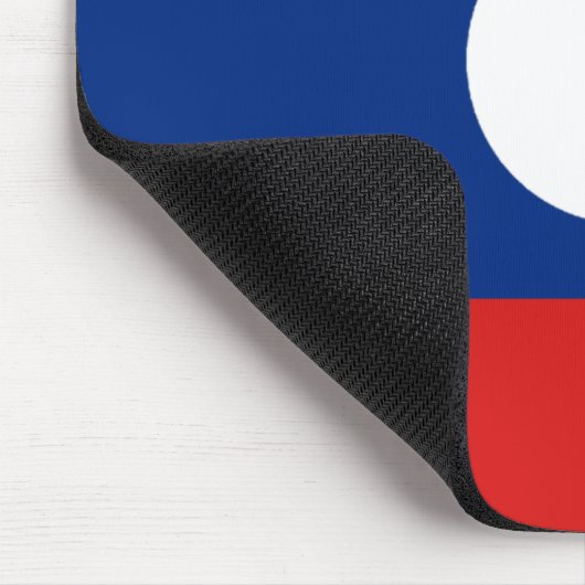 Laos Flag Mousepad (Ecke)