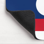 Laos Flag Mousepad (Ecke)