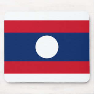 Laos Flag Mousepad