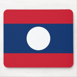 Laos Flag Mousepad