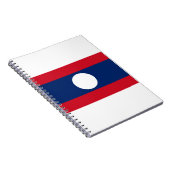 Laos Flag Notizblock (Rechte Seite)