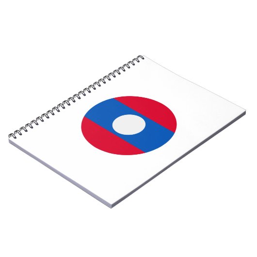 Laos Flag Notizblock (Linke Seite)