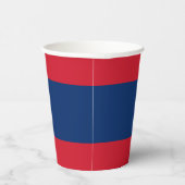 Laos Flag Pappbecher (Rechts)