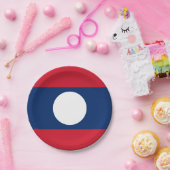 Laos Flag Pappteller (Party)