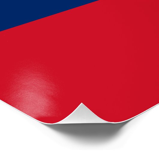 Laos Flag Poster (Ecke)