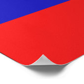 Laos Flag Poster (Ecke)