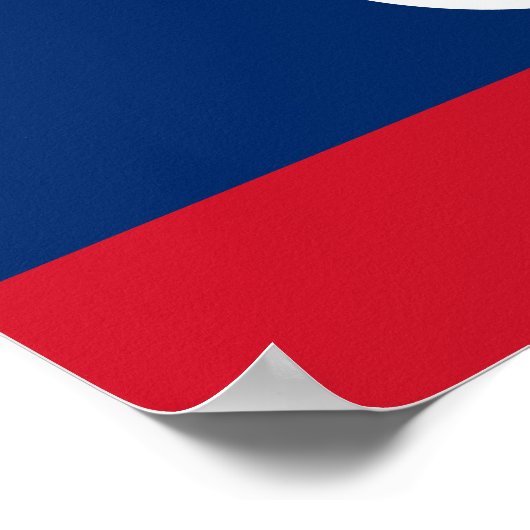 Laos Flag Poster (Ecke)