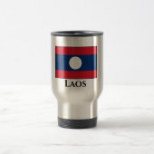 Laos Flag Reisebecher (Mittel)