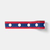 Laos Flag Satinband (Vorderseite)