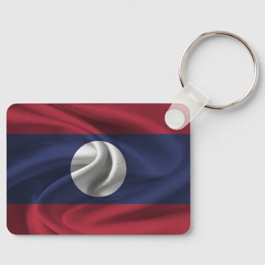 Laos Flag Schlüsselanhänger (Vorderseite)