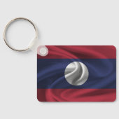 Laos Flag Schlüsselanhänger (Rückseite)