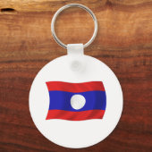 Laos Flag Schlüsselanhänger (Vorderseite)