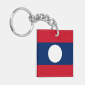 Laos Flag Schlüsselanhänger (Vorderseite links)