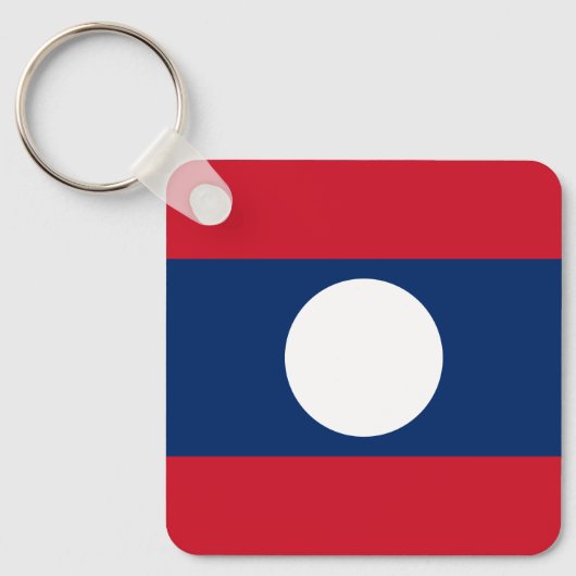 Laos Flag Schlüsselanhänger (Vorderseite)