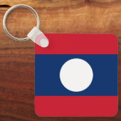 Laos Flag Schlüsselanhänger (Vorderseite)